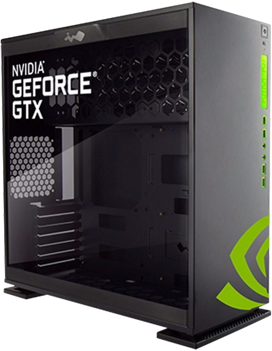 InWin 303 Nvidia Apac Version SECC Steel and Tempered Glass Case ATX Mid Tower - INWC-303-Nvidia-apac