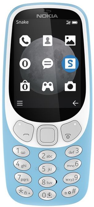 Nokia 3310 3G Dual SIM - 128MB, 64MB RAM, 3G, Azure