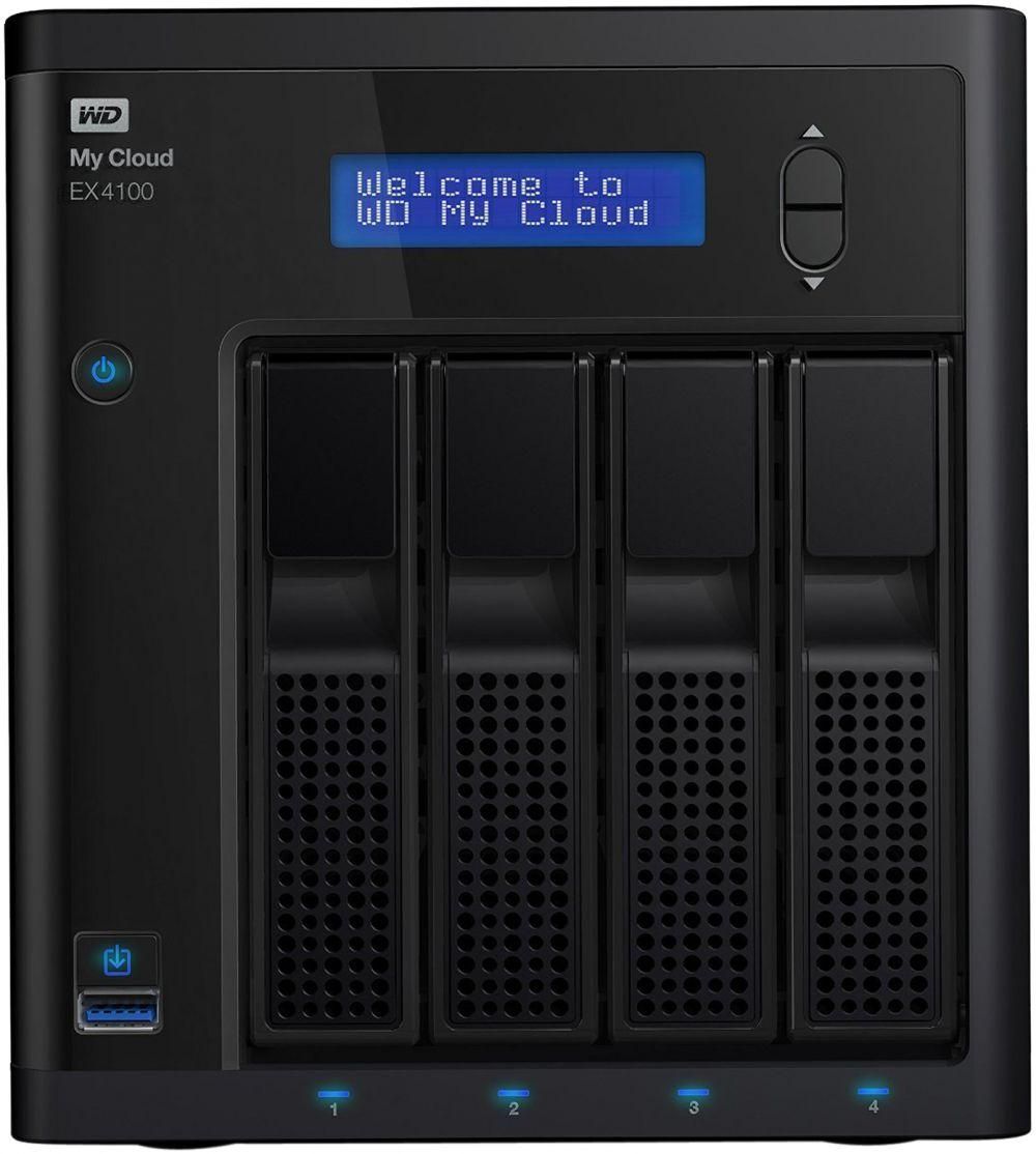 WD 32TB My Cloud EX4100 Expert Series 4-Bay Network Attached Storage - NAS - WDBWZE0320KBK