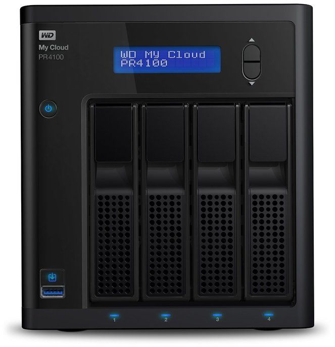 WD 8TB My Cloud Pro Series PR4100 Network Attached Storage - NAS - WDBNFA0080KBK