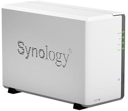 Synology DiskStation DS216j 2 Bay Diskless NAS Dual Core 1.0GHz CPU 512MB RAM