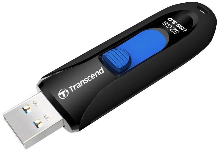 Write a review Share Transcend JetFlash 790K, USB Flash Drive, 32 GB, Black