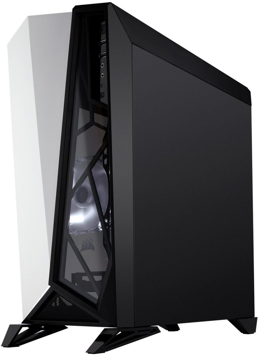 Corsair Carbide Series SPEC-OMEGA Mid-Tower Black/White Tempered Glass Gaming Case