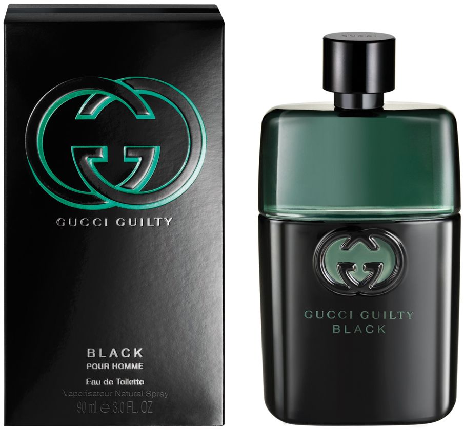 Gucci Guilty Black Pour Homme by Gucci for Men - Eau de Toilette, 90ml