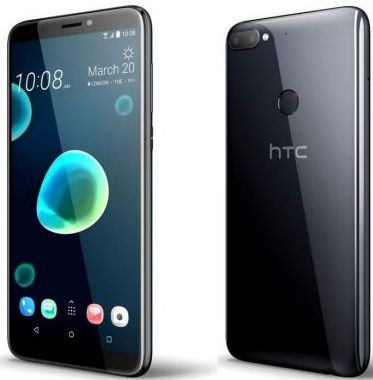 HTC Desire 12+ Dual SIM - 32GB, 3GB RAM, 4G LTE, Cool Black