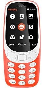 Nokia 3310 2017 Dual Sim - 16 MB, 3G, 2 megapixel, Red