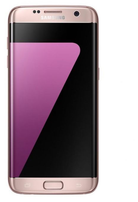 Samsung Galaxy S7 Edge Dual Sim - 32GB, 4GB RAM, 4G LTE, Pink Gold