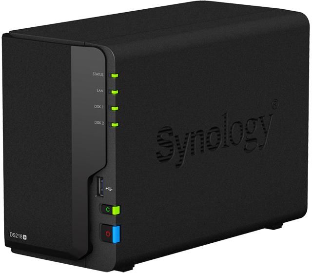 Synology DiskStation DS218+ 2 Bay Diskless NAS Dual Core CPU 2GB RAM