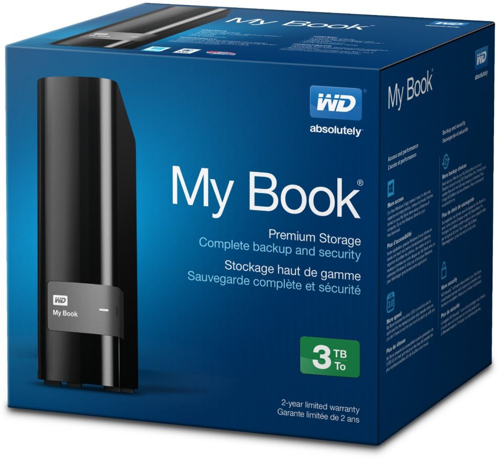 WD My Book - Hard drive - 3TB - External Desktop USB 3.0