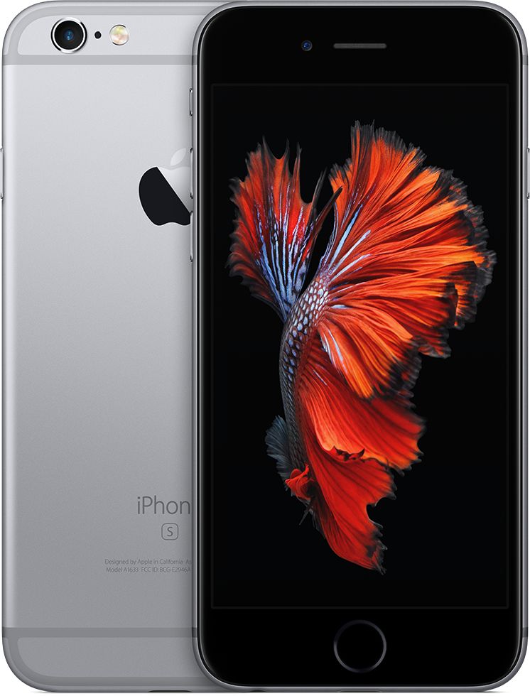Apple Iphone 6S Plus With Facetime - 64 GB, 4G LTE, Space Grey, 2 GB Ram, Single Sim