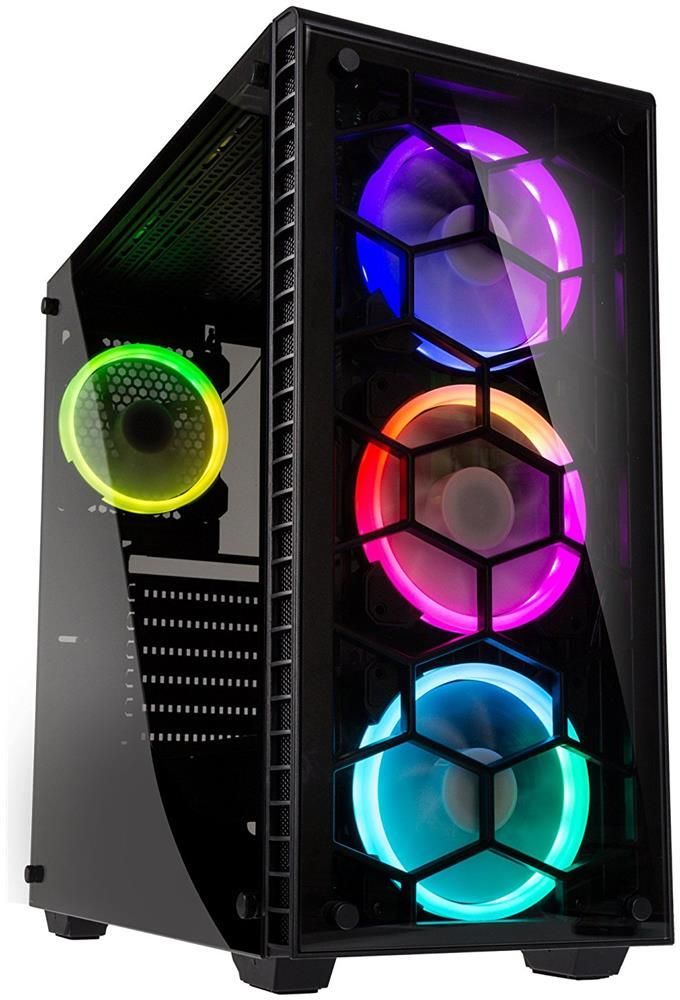 CORSAIR Obsidian 500D RGB SE Mid-Tower Case, 3 RGB Fans, Integrated Commander PRO Fan and Lighting Controller