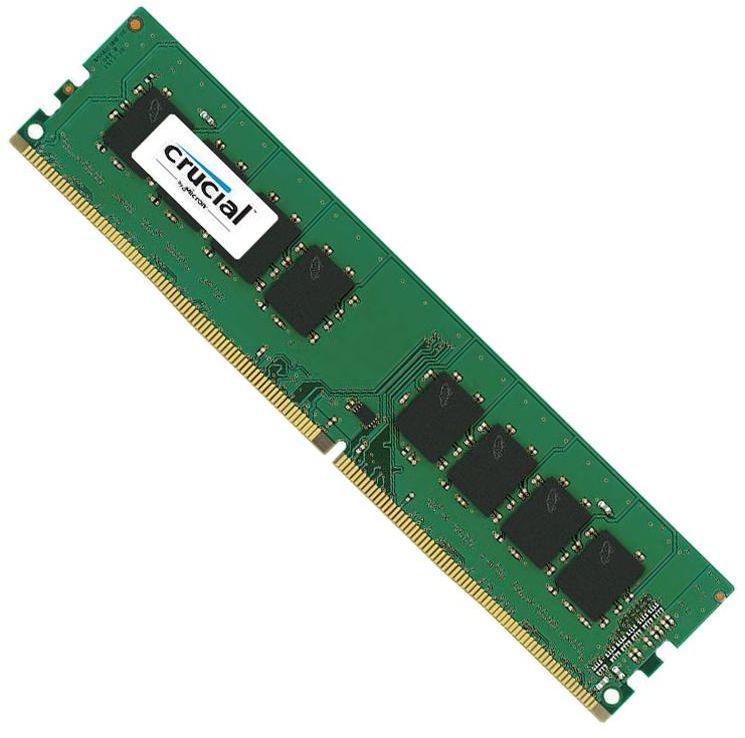Crucial 4GB DDR4 2400 MHz RAM for Desktop, (PC4-19200) CL17 Unbuffered DIMM 288 Pin (CT4G4DFS824A)