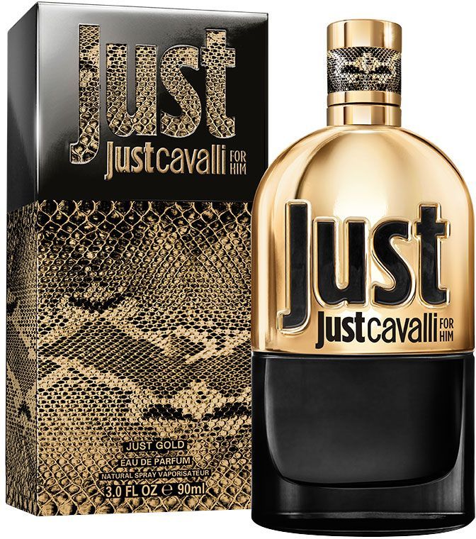 Just Cavalli Gold by Roberto Cavalli for Men - Eau de Parfum, 90ml