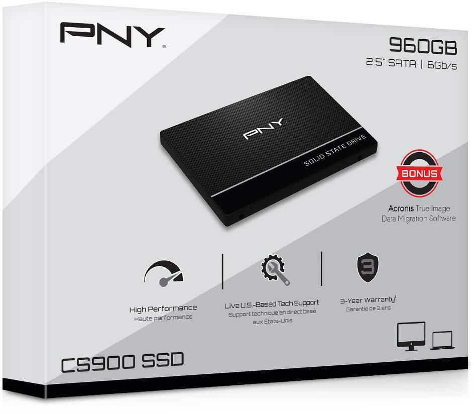 PNY CS900 960GB 2.5 Inch SATA III Internal SSD 960GB For Laptops & Desktops