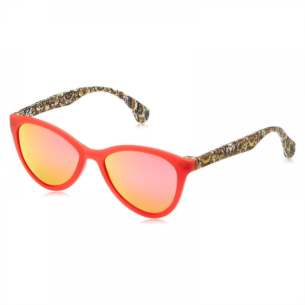 Police Women's Sunglasses, Multicoloured (Semi Matt Transp.Red), One Size (SPL086-54Z68R)