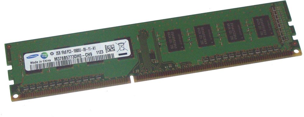Samsung 2GB DDR3 PC3 10600U 1333MHz Desktop RAM