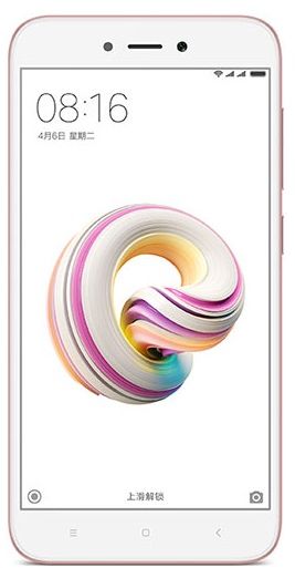 Xiaomi Redmi 5A Dual SIM - 16GB, 2GB RAM, 4G LTE, Rose Gold - International Version