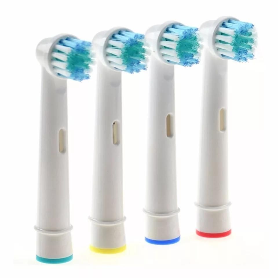 4pcs Brush Heads For Oral-B Electric Toothbrush Fit Advance Power/Pro Health/Triumph/3D Excel/Vitality Precision Clean