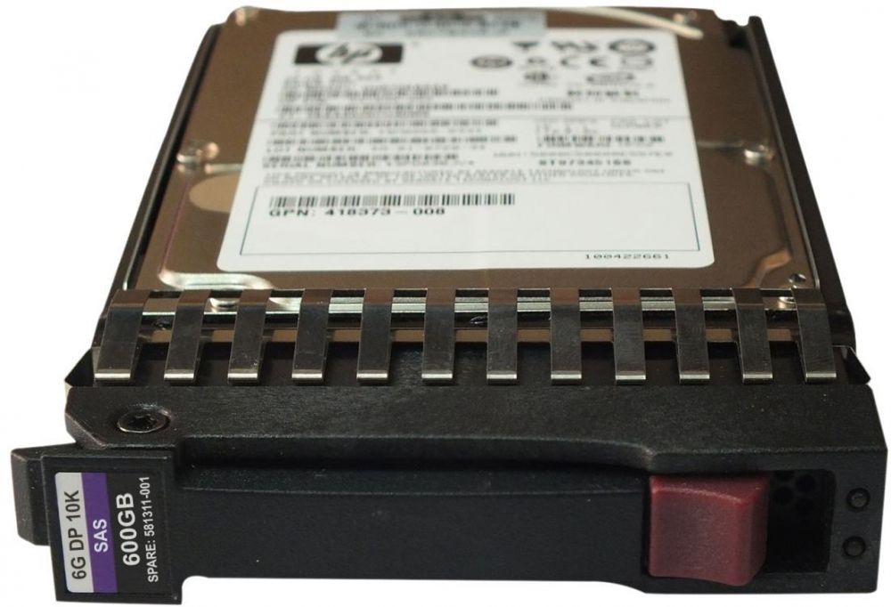 HP - 581286-B21 600GB 2.5"" SFF 6G Dual Port SAS 10K RPM Hot Plug Hard Drive - New