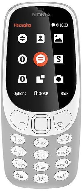 Nokia 3310 2017 - 16MB 2G 2 MP Grey Dual Sim