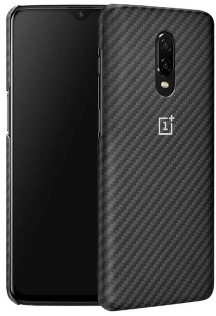 Oneplus 6T OFFICIAL Back Protective Case - Karbon