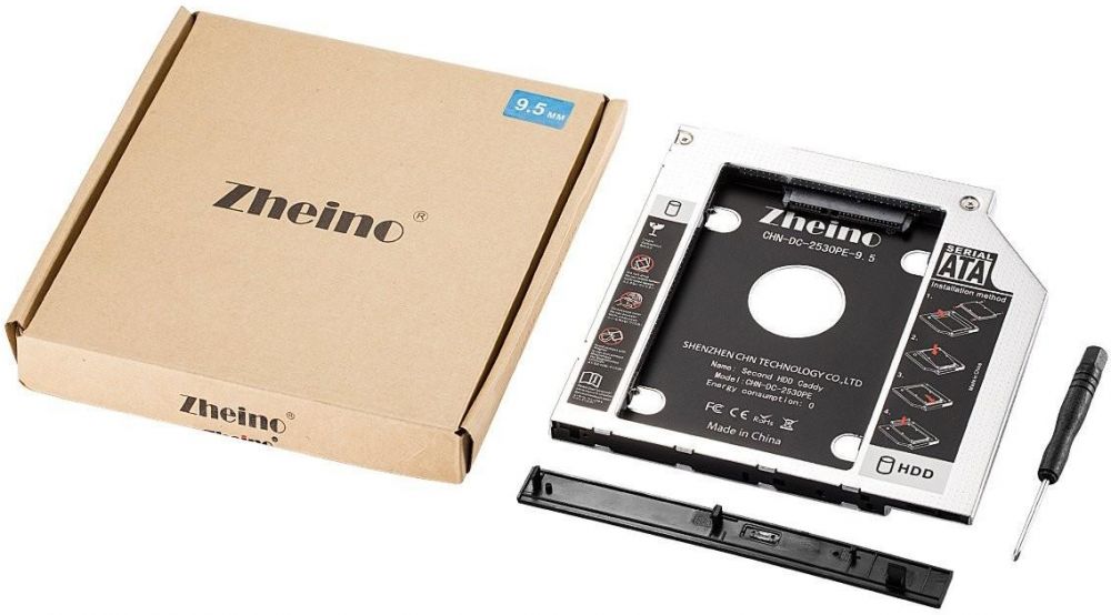UNIVERSAL SECOND FOR SATA HDD 2.5 INCH CADDY THICKNESS: 9.5MM